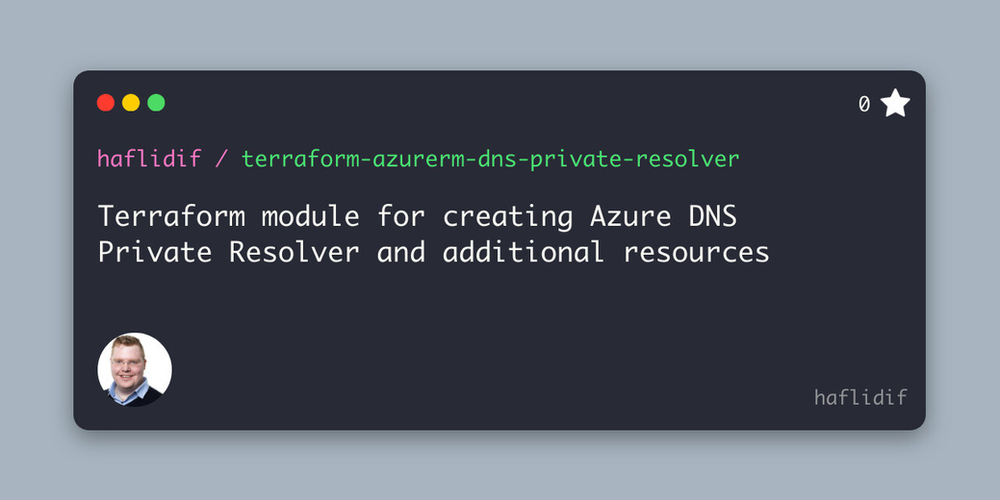 Azure DNS Private Resolver architecture